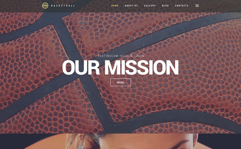 Basketball WordPress Theme 