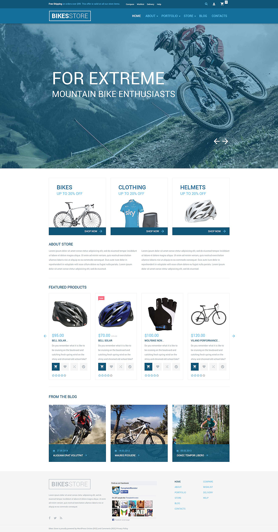 Bikes Store WooCommerce Theme New Screenshots BIG