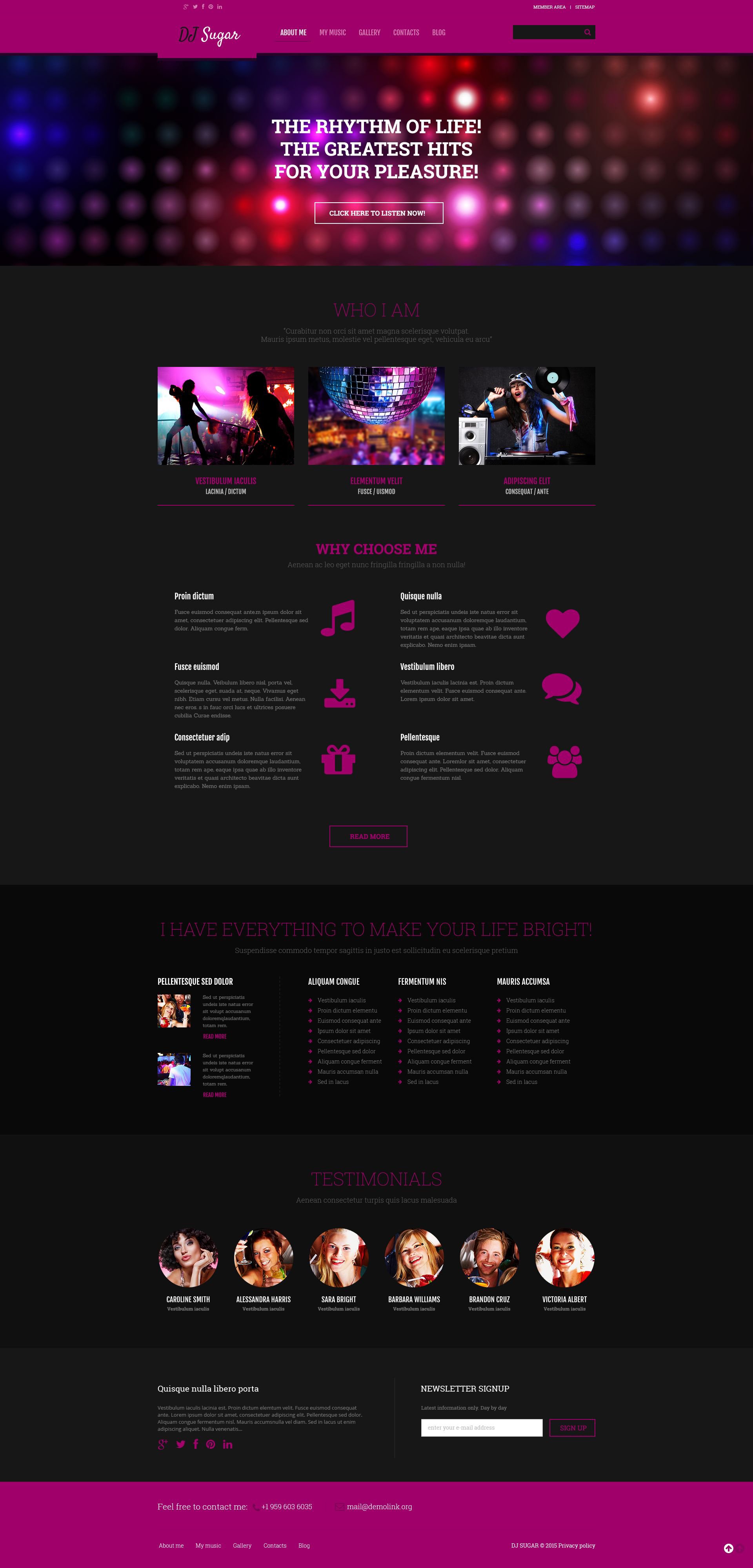 wordpress music themes