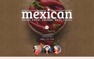 Mexican Food WordPress Theme