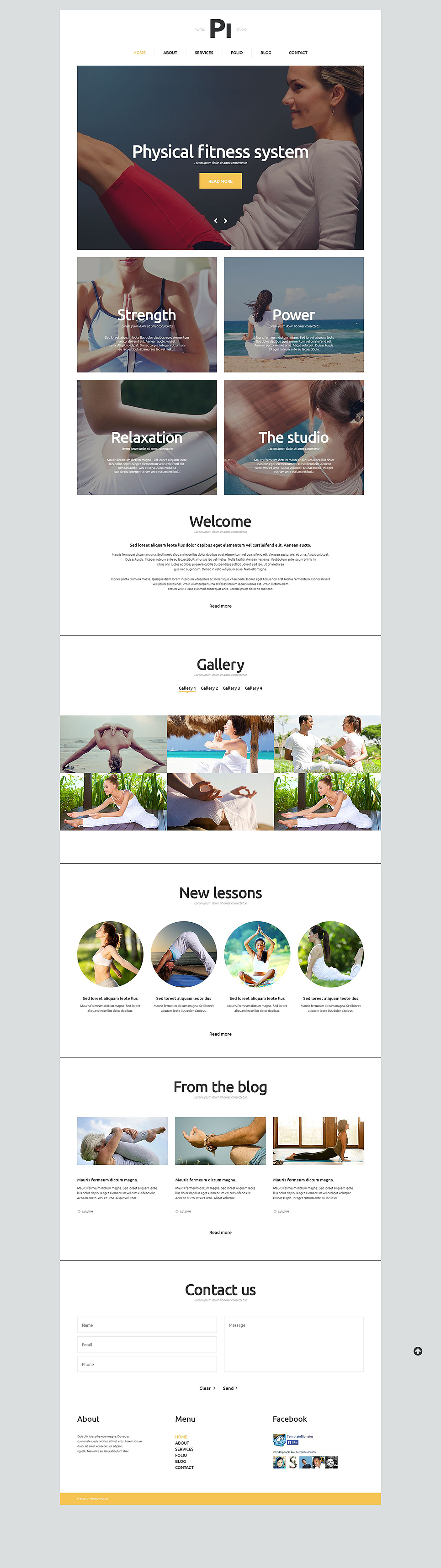 Sport Responsive Joomla Template New Screenshots BIG