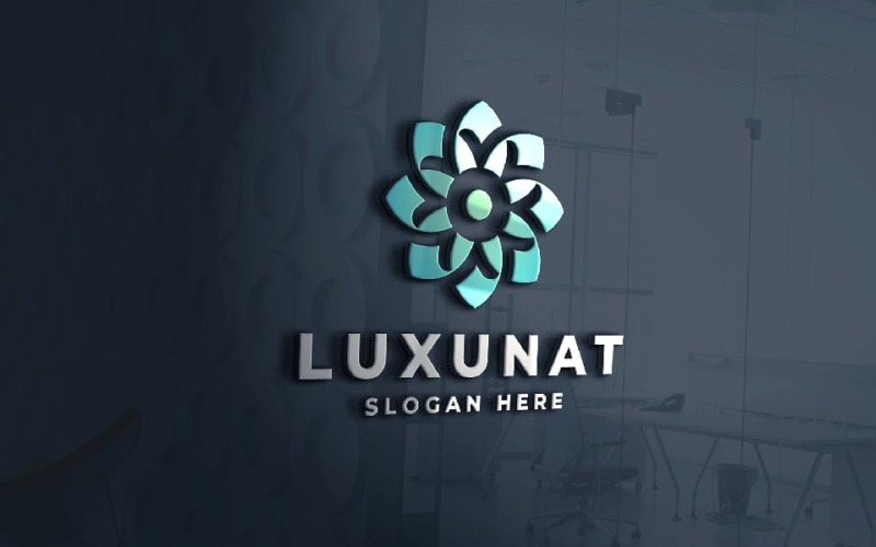 Nature Elegant Floral Logo Logo Template