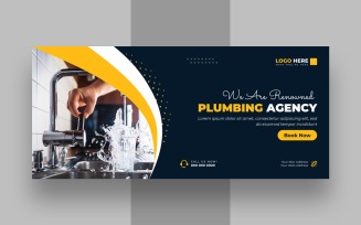 Plumbing Service Facebook Cover Banner Ver-2
