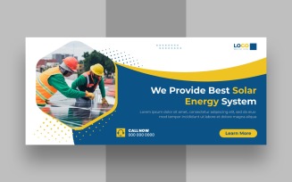 Solar Energy Facebook Cover Banner Design Ver-2