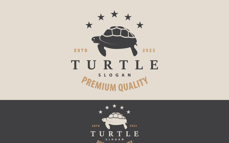Turtle Logo Design Vector Illustration Template V4 Logo Template