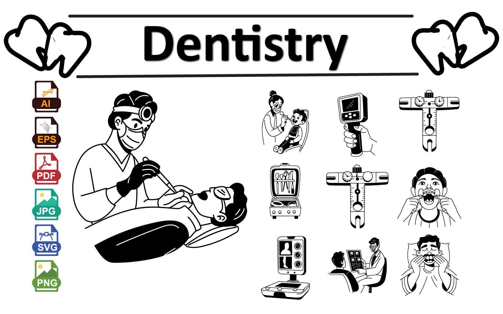 Dentist Icon Pack | Dental Care Symbols