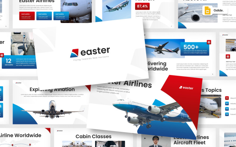 Easter Airlines Google Slides
