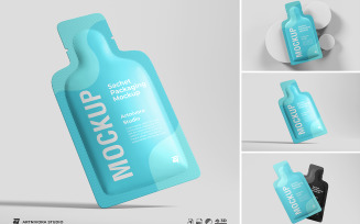 Sachet Packaging Mockup Sets