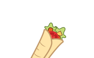 Appetizing Kebab Food Vector Illustration for Websites