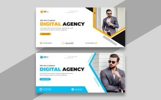 Digital Marketing Facebook Cover Banner Ver-8