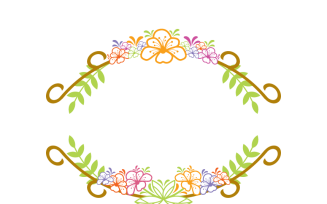 Floral Frame Illustration