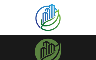 Green City Logo Graphic Template