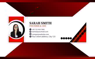 Professional Email Signature Template Modern and Minimal