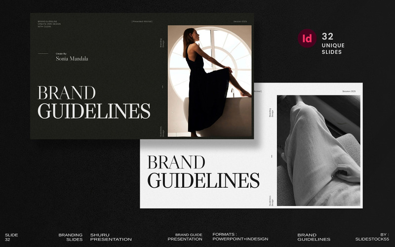 Shuru Brand Guideline InDesign Layout Corporate Identity