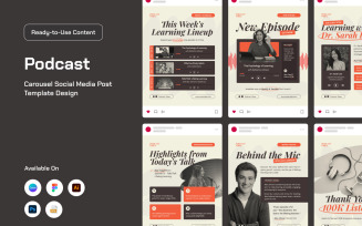 Bold Podcast Instagram Carousel