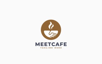 Coffee Hand Logo Template Design