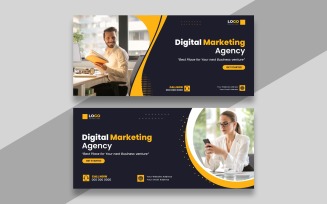 Digital Marketing Facebook Cover Banner Ver-12