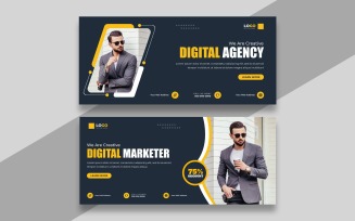 Digital Marketing Facebook Cover Banner Ver-9