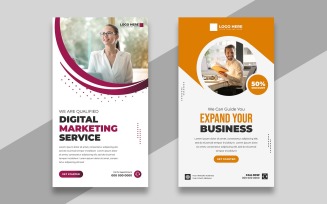 Digital Marketing Social Media Story Template Ver-17