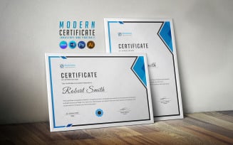 Editable Award Certificate Design in Word and Canva | Printable Professional Certificate