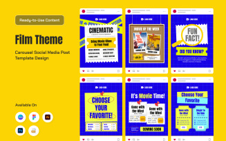 Film Storytelling Social Carousel