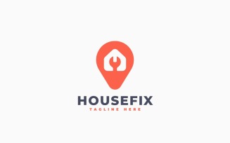 House Repair Logo Template Design
