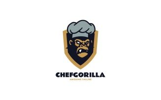 Mascot Chef Gorilla Mascot Logo Design