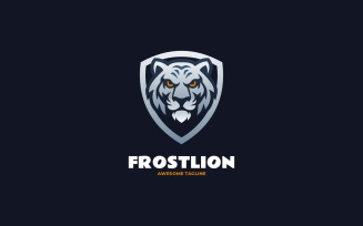 Mascot Lion Logo Design Template