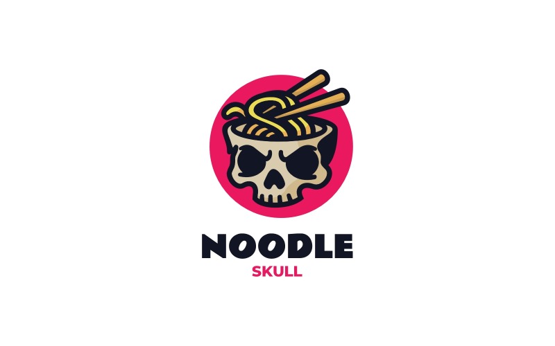 Mascot Modern Skull Logo Design Logo Template