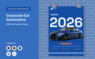 Corporate Automotive Calendar Design