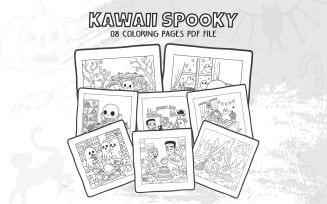 Cute Halloween Coloring Pages