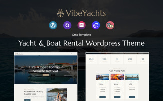 VibeYachts - Yacht And Boat Rental Services WordPress theme