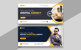 Digital Marketing Facebook Cover Banner Ver-24
