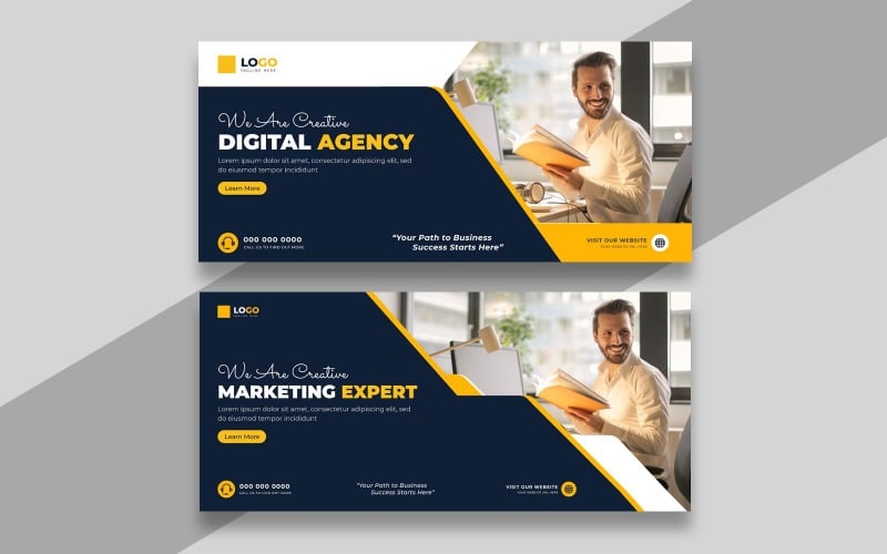 Digital Marketing Facebook Cover Banner Ver-26 Social Media