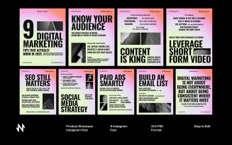 Gradient Digital Marketing Instagram Post