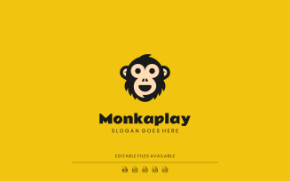 Mascot Monkey Logo Design