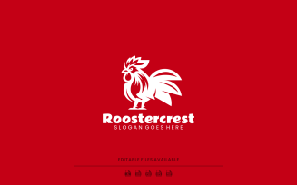 Mascot Rooster Logo Design
