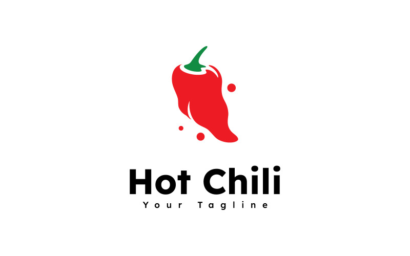 Spicy chili logo vector, red pepper logo icon design template v9 Logo Template