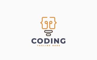 Code Idea Logo Template Design
