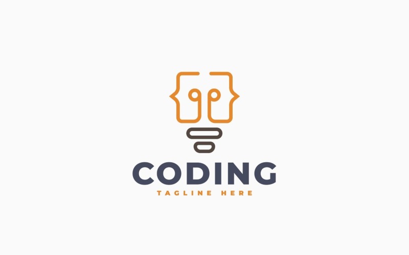 Code Idea Logo Template Design