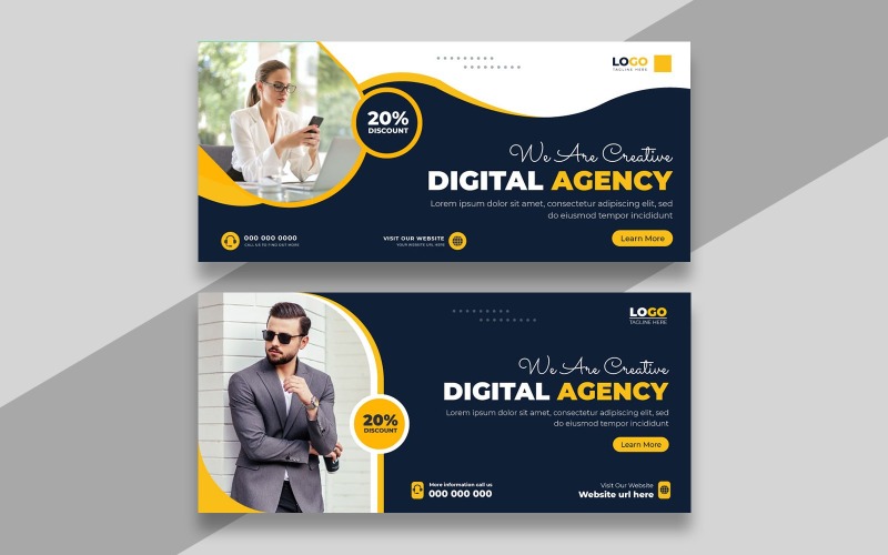 Digital Marketing Facebook Cover Banner Ver-31 Social Media