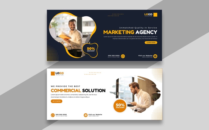 Digital Marketing Facebook Cover Banner Ver-38 Social Media