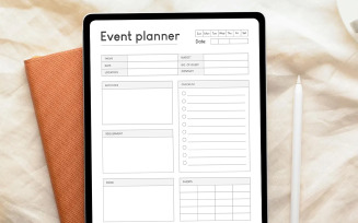 Event Planner Canva & MS Word