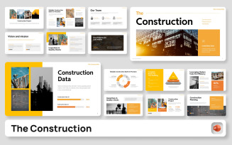 The Construction PowerPoint Presentation Template
