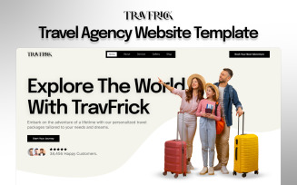Travfrick – Premium Multipage Travel Agency Nextjs Template