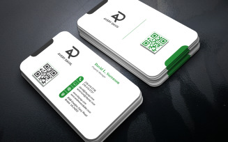 Bold Corporate Card Design Editable