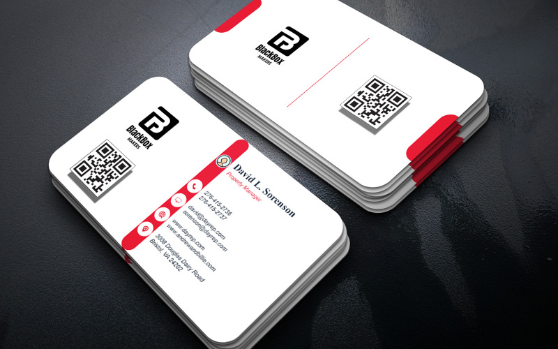 Corporate Clean Business Card PSD Editable Corporate Identity