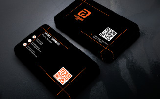 Editable Professional Business Card Template