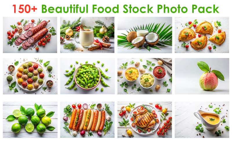 150+ Beautiful Food Stock Photo Pack Background