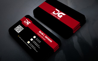 Simple Business Card Layout